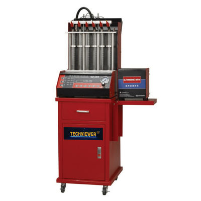 Qualität  Ultrasonic Auto Fuel Injector Tester And Cleaner 6 Nozzle For Vehicle usine
